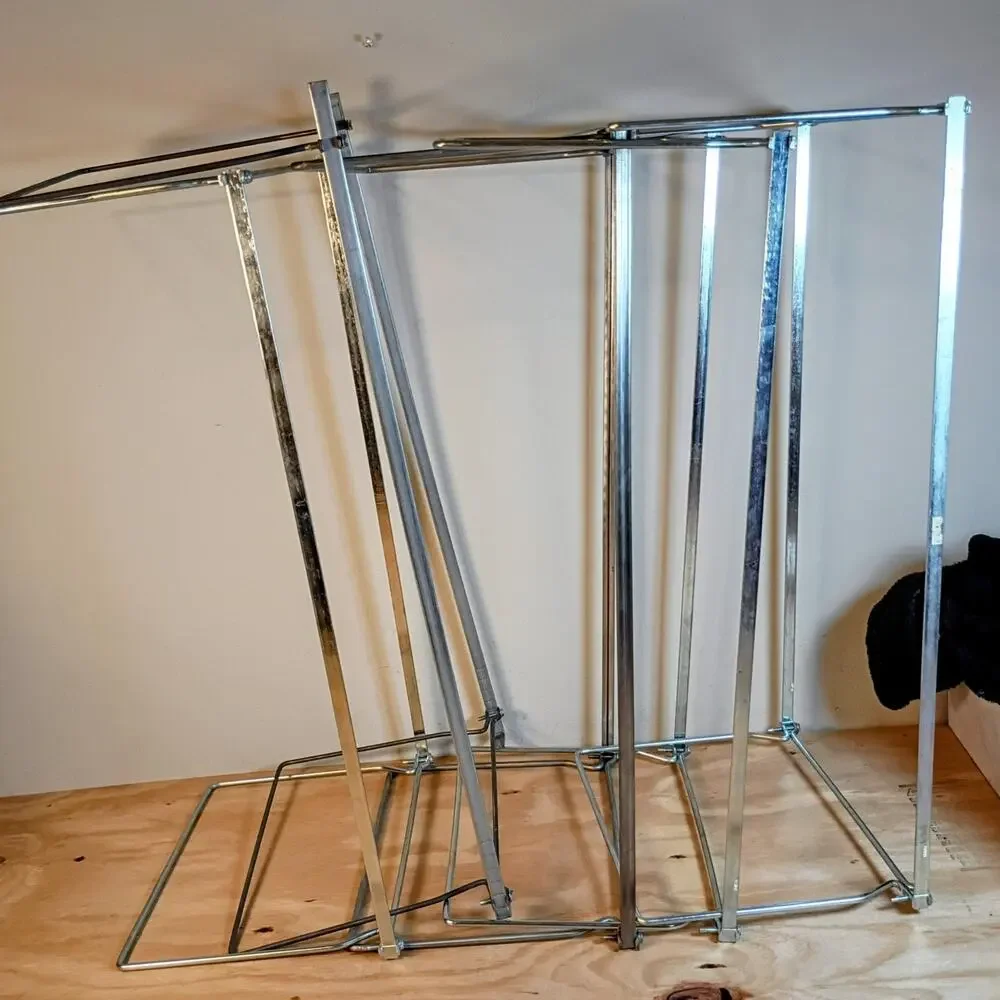 Lot of 5 Adjustable Metal Hanging File Folder Frame Rack Drawer Organizer